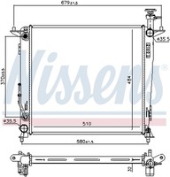 MotorküHler WasserküHler Nissens 666223 FüR Kia Sorento Um 3 Crdi 4WD