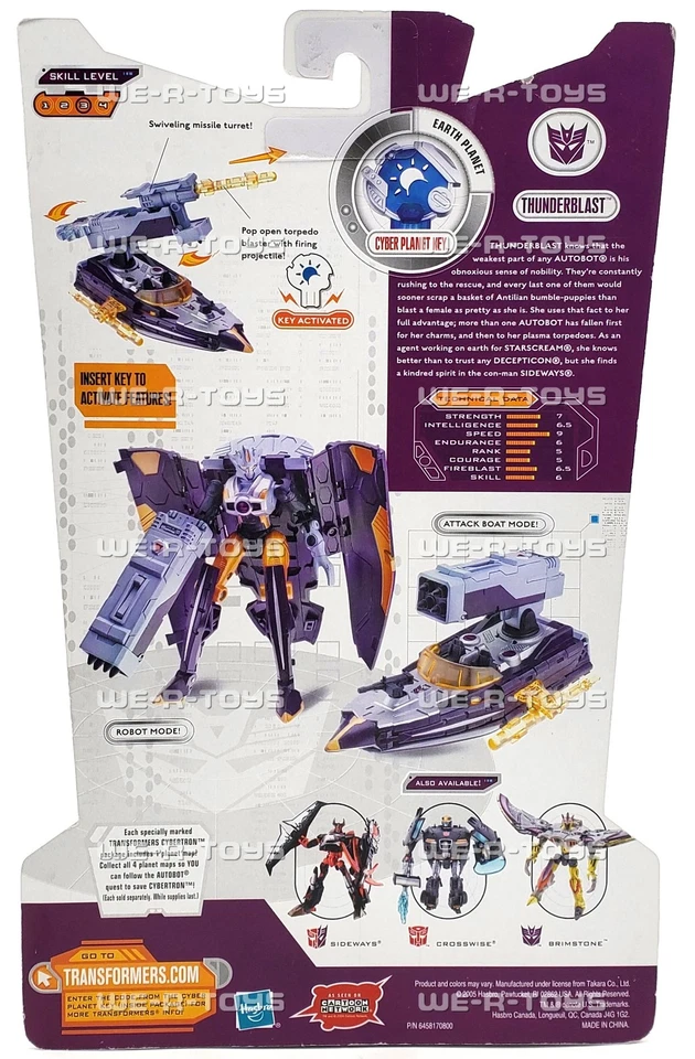 Transformers Cybertron Thunderblast Figure Earth Planet Deluxe Class Hasbro - Image 3 of 4