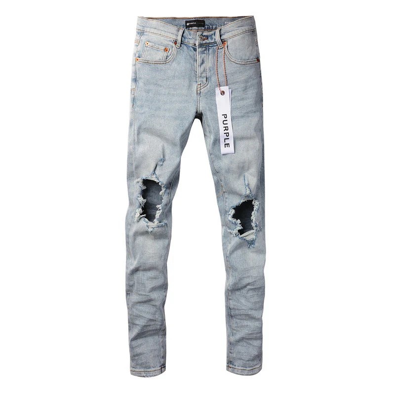 Purple Brand Jeans #9010 - Light Wash Denim, Relaxed Fit
