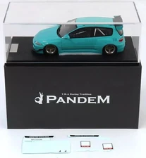 Diecast Car 1/18 HONDA CIVIC EG6 PANDEM ROCKET BUNNY (Teal Green)