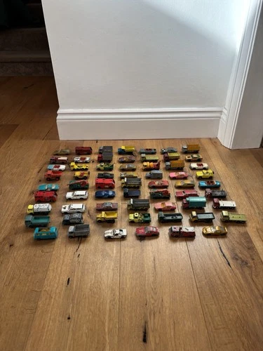 Vintage Matchbox Job Lot Bundle X62 Diecast Cars