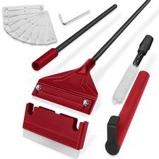 NEPTONION 24.5’’ Professional Algae Scraper, Aquarium Blade Cleaner L, Red 