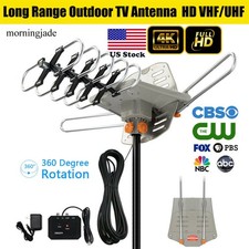 LONGEST RANGE OUTDOOR HD TV ANTENNA AMPLIFIED...