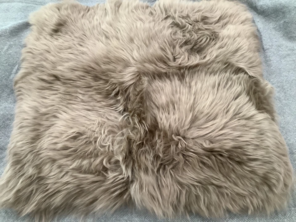 Funda de cojín IKEA KRAKKRASSING KRÅKKRASSING, marrón claro (20x20") Foto 3 de 4