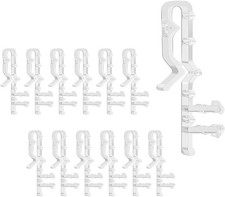 12 Pcs Hidden Channel Valance Clips Blinds Retainer Holder Clips Top Fixing Cle