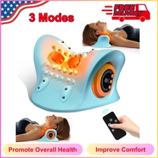Neck Massager 2025, Neck And Shoulder Relaxer w Heat, 3 Modes, Portable Pillows