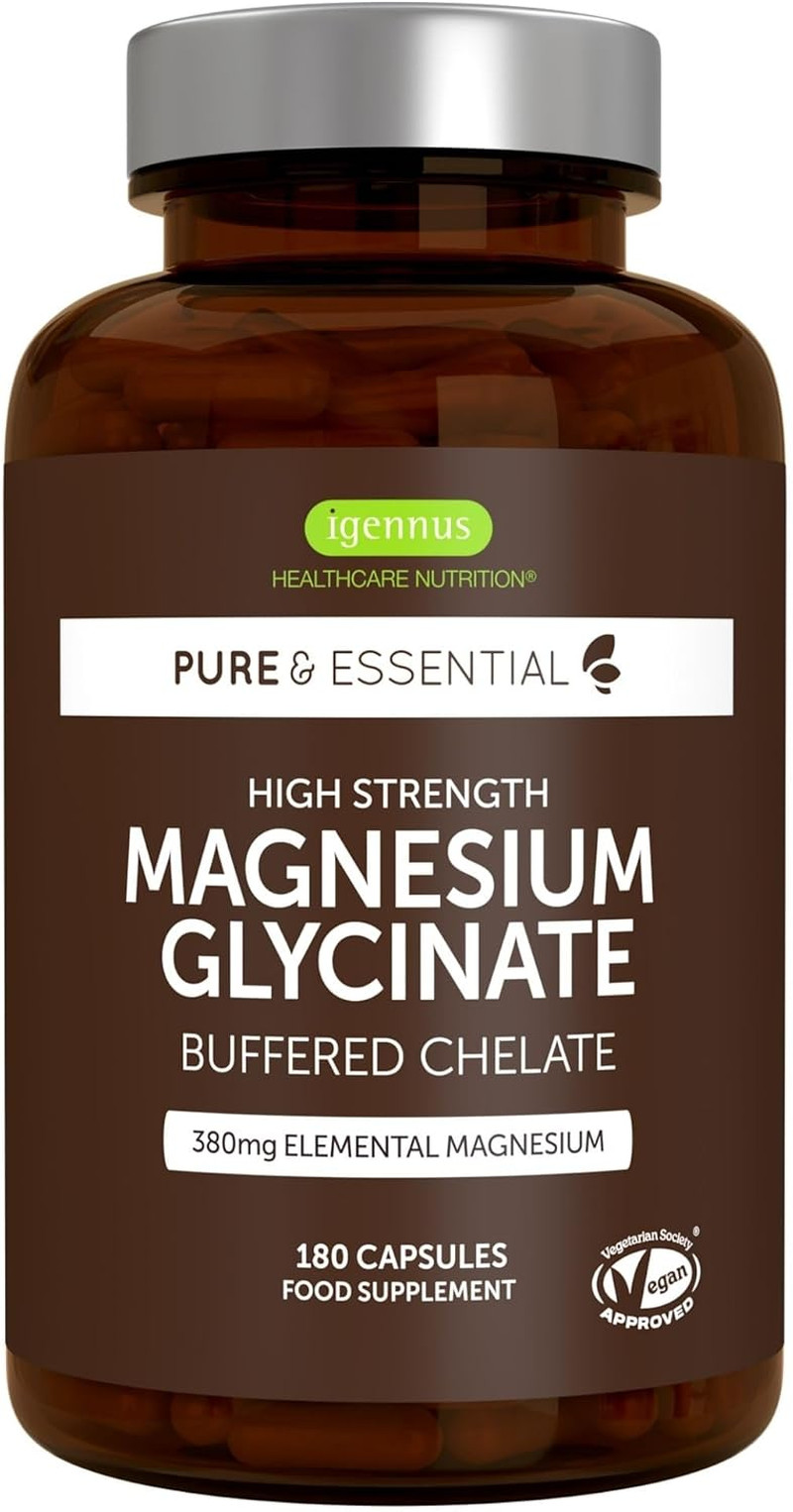 Magnesio Bisglicinato 1300mg Super Assorbimento - 380mg Elementare