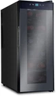 12-Bottle Thermoelectric Wine Cooler with Digital Display & Smoked Glass Door
