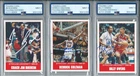 JIM BOEHEIM DERRICK COLEMAN BILLY OWENS PSA/DNA AUTO SIGNED SYRACUSE 1989-90