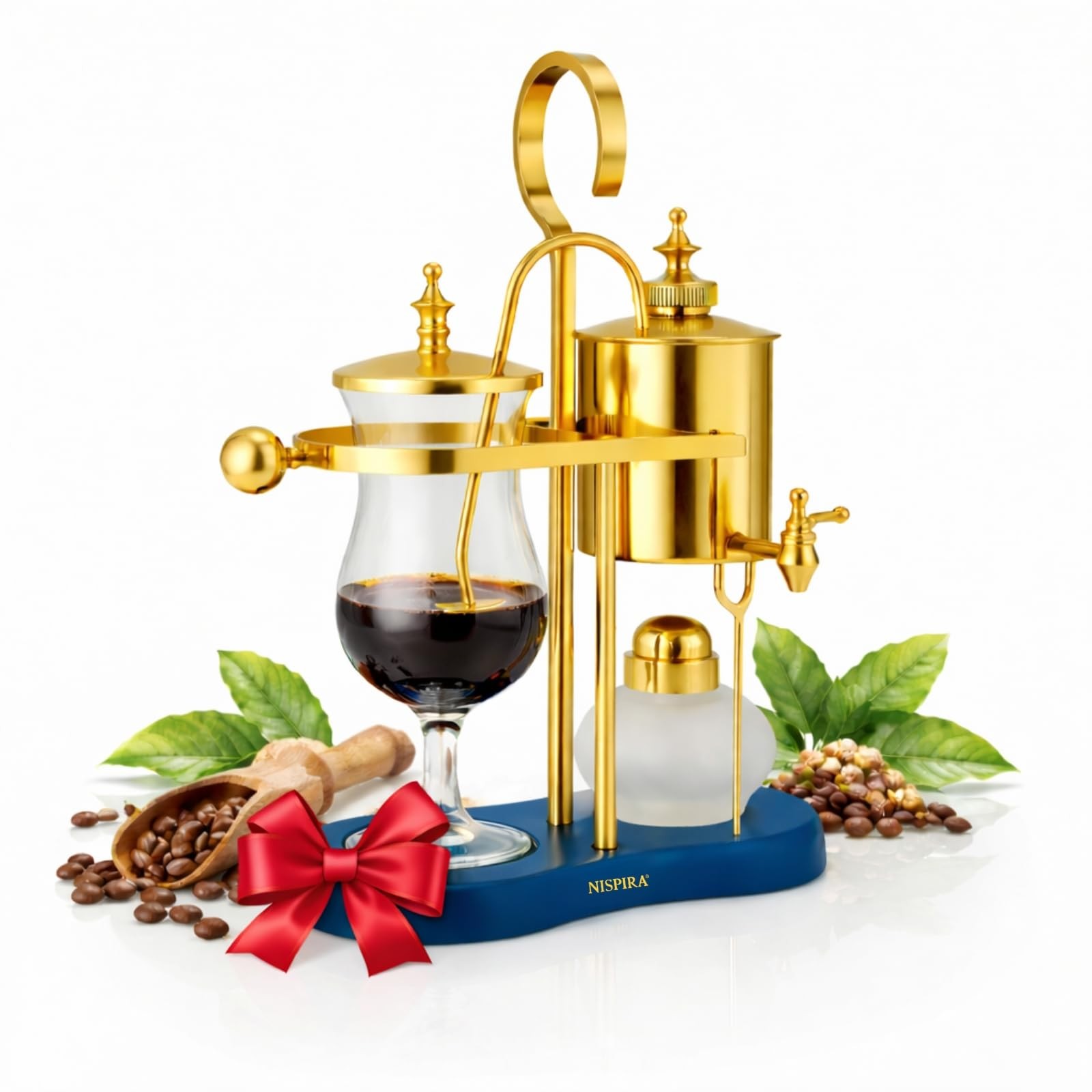 Belgian Balance Syphon Vacuum Coffee Maker, 500ml Vintage Br