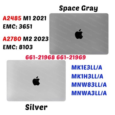 for Apple MacBook Pro 16 '' 2021 A2485 MK183xx/A MK193xx/A LCD Screen Assembly