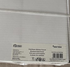 Project Source Pull-Down Kitchen Faucet Brushed Gold 67894W