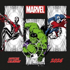 Danilo Promotio 2026 CALENDAR MARVEL COMICS MONTH TO VIEW (Calendar) (UK IMPORT)