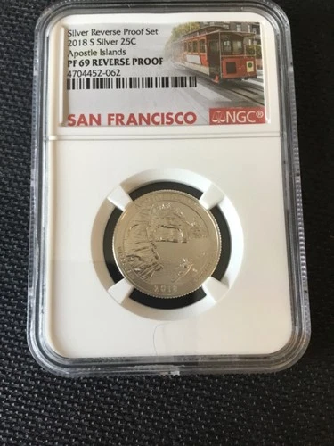 2018 s washington quarter reverse pf 69 ngc silver