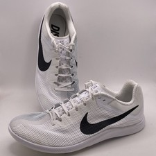Mens Nike Zoom Rival Distance Track Distance Shoes White/Black sz. 12 DC8725-100