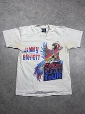 Vintage Jimmy Buffet Shirt Mens Large Chameleon Tour 90s Single Stitch GIANT