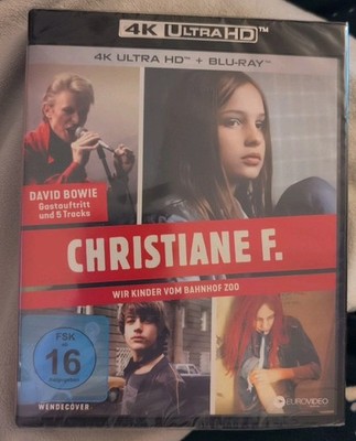Christiane F. (1981) 4K UHD + Blu-Ray (B) EuroVideo 2-disc Set German Import New