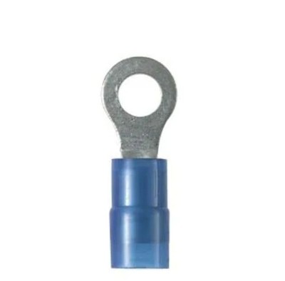 Pk1000- PANDUIT PN14-10R-M Ring Terminal Blue 18-AWG 14-AWG 39AZ62 PV14-10R-C