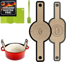 Silikon Backmatte Brotbackset mit Teigschaber Pinsel für Backen & Kochen