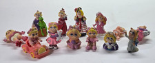 Lot Of 13 Vintage Muppet Babies Kermit Miss Piggy PVC/Ceramic Figurines