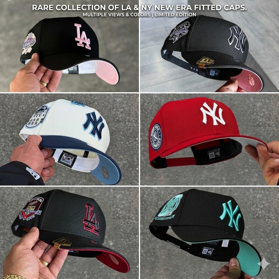 New Era Dodgers Yankees 9FORTY/59FIFTY Snapback Fitted Baseball Cap Hat USA 2026