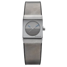 Jacob Jensen Classic Series 522 Steel/Titanium Rectangle Quartz Women's Watch