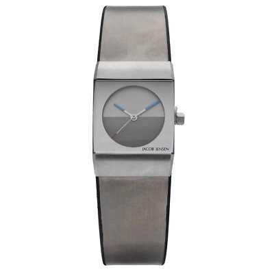 Jacob Jensen Classic Series 522 Steel/Titanium Rectangle Quartz Women's Watch