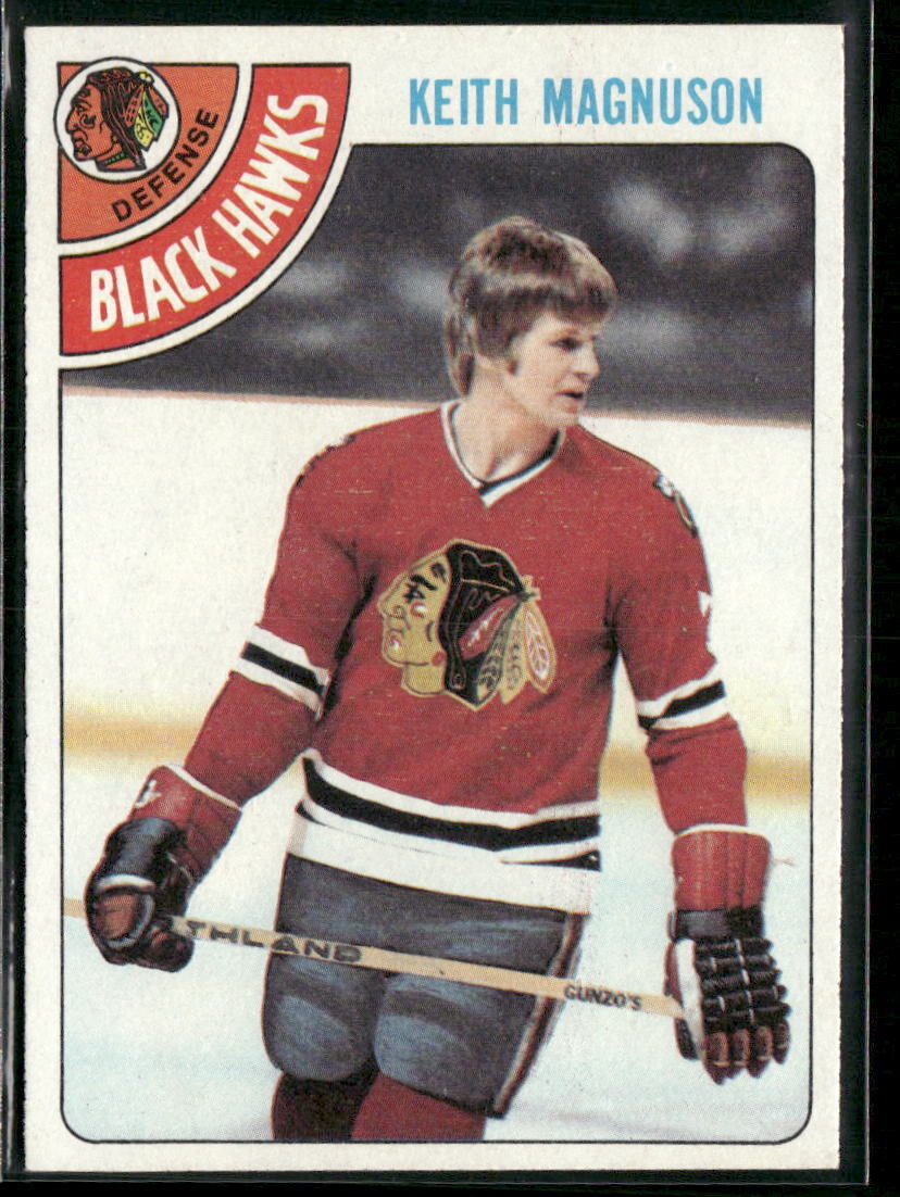 1978-79 Topps Keith Magnuson #34 Chicago Blackhawks