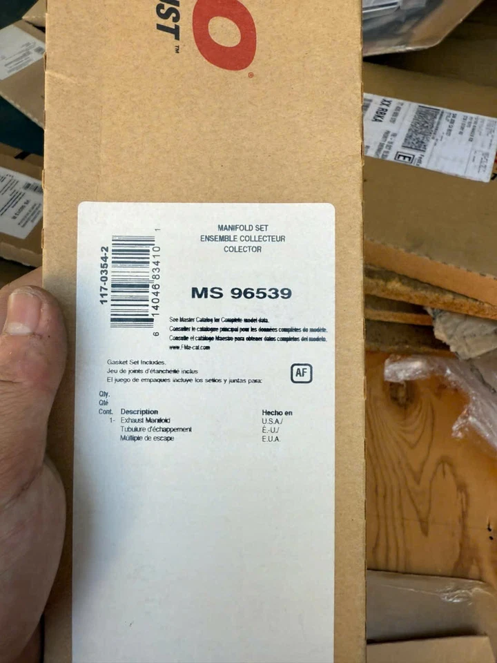 Junta de colector de escape Fel-Pro MS96539 para Nissan 2002-14 2,5 L I4 DOHC Foto 2 de 2