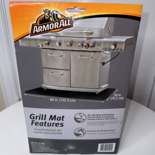 Armor All Deluxe X-Large schwarze Grillmatte - 30" x 60" wasserdicht, rutschfest - Bild 3 von 7