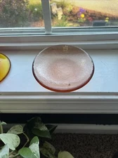 Fire and Light Trinket Dish Dipping Bowl - 4" Small Copper Recycled Art Glass