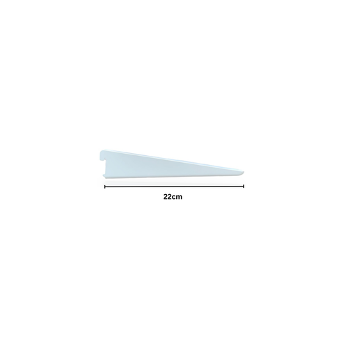 HD Twin Slot Shelving White Wall Upright Bracket Adjustable BULK BOXs 2s & 10s - Picture 5 of 15