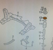 Genuine Gm Oem Front Suspension-seat 19153310 Fits 1999 To 2005 Cavalier Sunfire