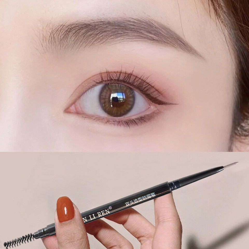 Eyebrow Pencil & Brush Fine Brow Definition Shaper Double Head