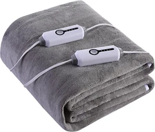 Electric Mattress Pad Queen Size 60"X80", Dual Control, 4 Heating Levels & 10 Ho