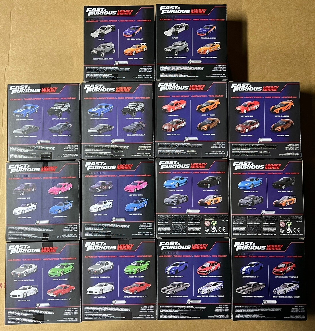 NEW 2024 Jada F&F Legacy Series HONDA,JETTA ,S2000 ,R34, LANCER