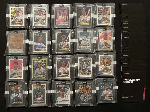 TOPPS PROJECT 2020 Ken Griffey Jr. Complete Set - 20 Cards