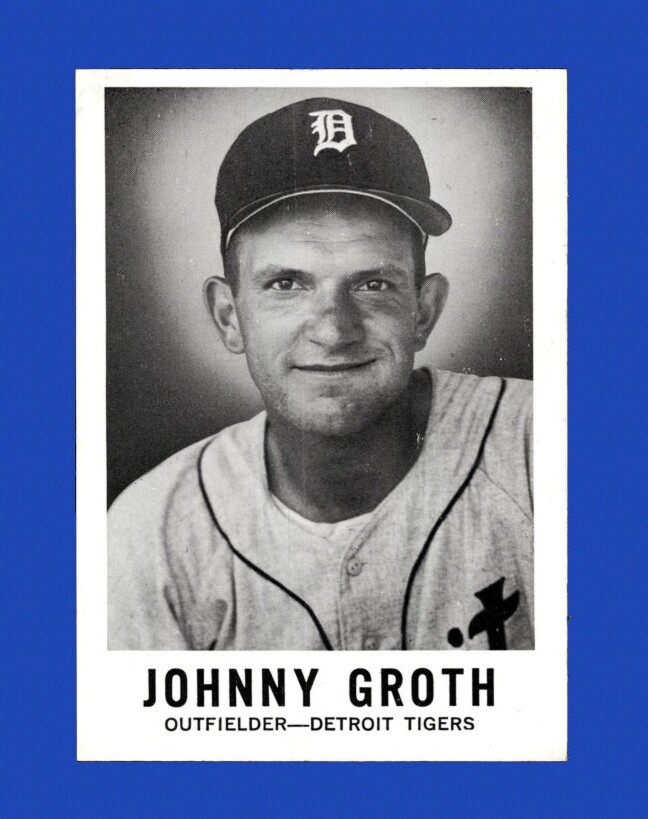 1960 Leaf Set-Break #133 Johnny Groth VG-VGEX *GMCARDS*