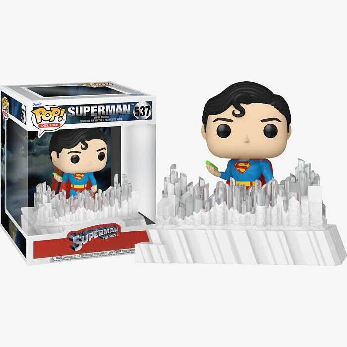 SUPERMAN SUPER FUNKO POP DELUXE NEW NICE BOX #537 CRISTOPHER