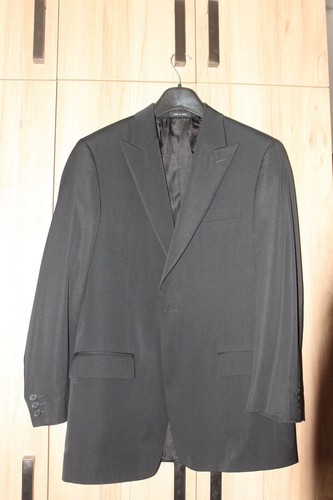 versace black peak lapel suit tuxedo - Picture 4 of 6