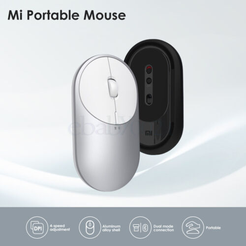 Souris Mi Protable 2 Bluetooth / sans fil 2,4 GHz souris de bureau silencieuse légère - Photo 1/14