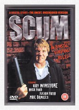 SCUM - Region 2 DVD - ALAN CLARKE - RAY WINSTONE