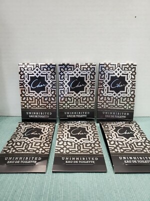 Set of 6 Cher Uninhibited Eau de Toilette Vintage Sample RARE | eBay