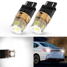 Lasfit 3157 3757 Led Brake Tail Reverse Turn Signal Light White Red Pack Of 2 Lasfit 3157 3757 Led Brake Tail Reverse Turn Signal Light White Red Pack Of 2