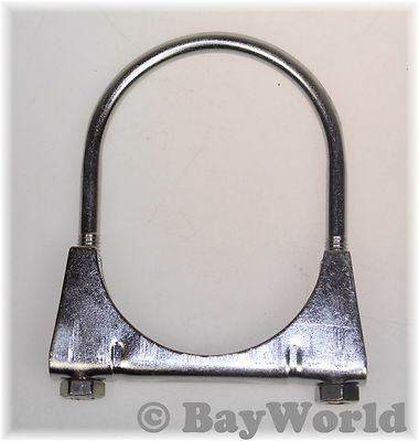 1 x Extra lange Edelstahl V2A M8x65mm Bügelschelle Antennen Montage Mastschelle 