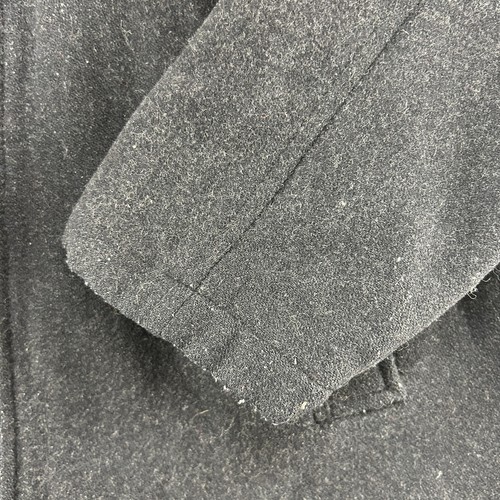 VINTAGE Gap Jacket Mens M Black Bomber Full Zip Quilted Lined Wool Cruiser 90s - Picture 3 of 12