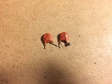 2 Vintage 1960s Sprague Ceramic Disk .0015 uf 1000v Treble Bleed Tone Capacitors