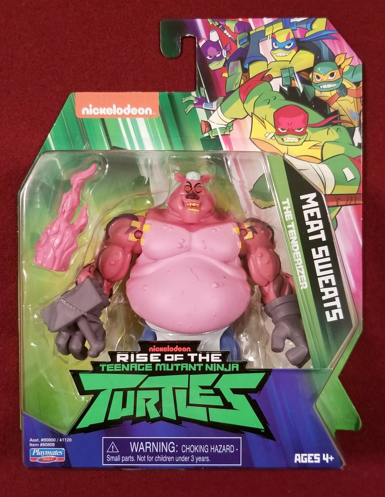 TMNT * Meat Sweats Action Figure * The Tenderizer * Rise of the TMNT *