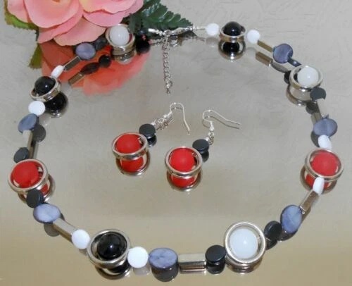 Modeschmuck aus Glas Perlmutter -/- Abalone