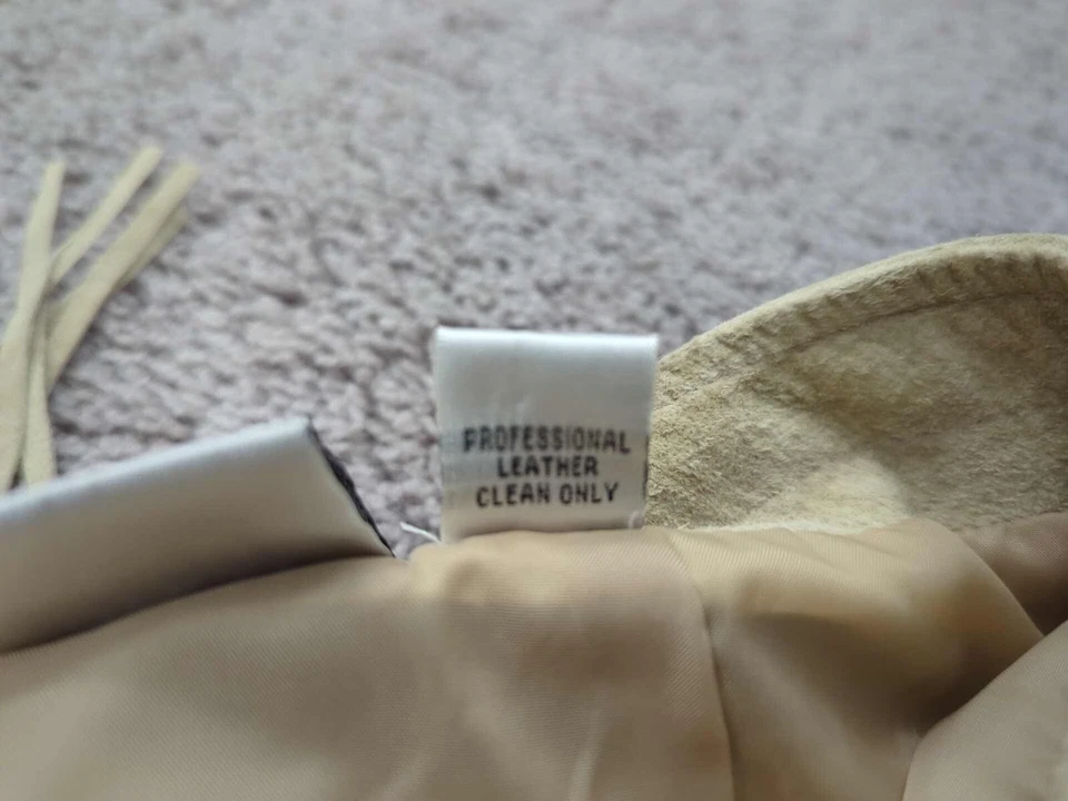 Chico's Design A-line Flared Skirt Womens 1 Leather Midi Y2K Western - Image 4 of 4